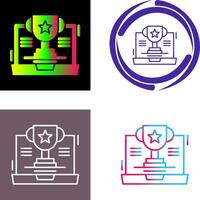 Trophy Icon Design vector