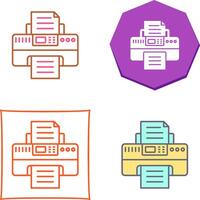 Printer Icon Design vector