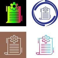 Content Management Icon Design vector