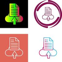 File Upload Icon Design vector