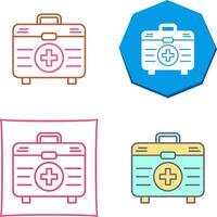 First Aid Kit Icon Design vector