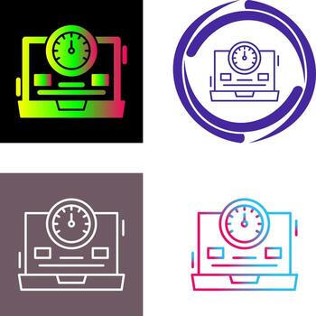 Speedometer Icon Design vector