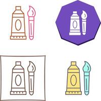 Oil Paint Icon Design vector