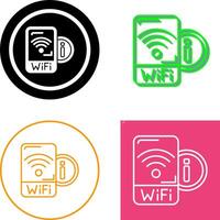 Wifi Signal Icon Design vector