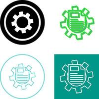 Cogwheel Icon Design vector