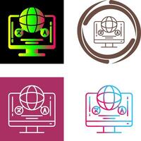 Language Icon Design vector