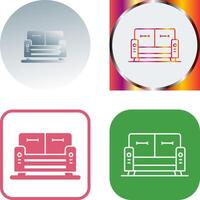 Sofa Icon Design vector