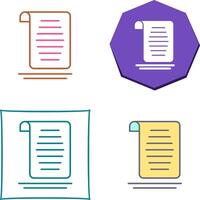 Document Icon Design vector