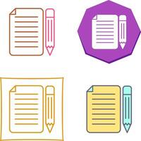 Page Icon Design vector