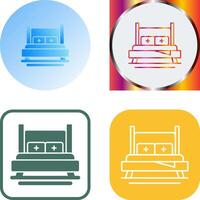 Bed Icon Design vector