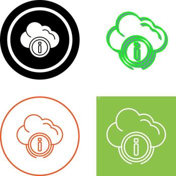 Cloud Computing Icon Design vector