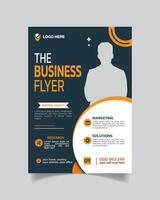 Creative Modern Business Flyer Design Template or Luxury Business Flyer vector