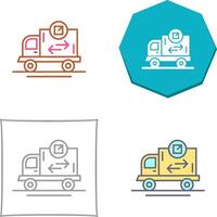 Delivery Truck Icon Design vector