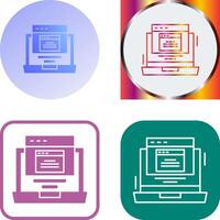 Pop Up Icon Design vector