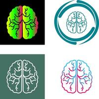 diseño de icono de cerebro vector