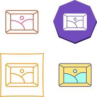 Frame Icon Design vector