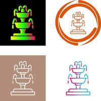 Fountain Icon Design vector