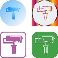 Roller Icon Design vector