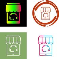 Support Icon Design vector