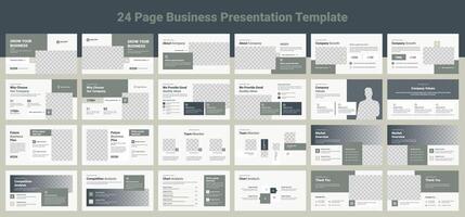 Creative business presentation slides template design. Use for modern presentation background, brochure design, website slider, landing page, annual report, company profile vector