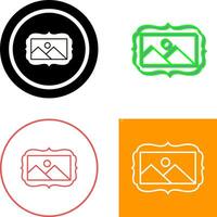 Frame Icon Design vector