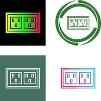 Socket Icon Design vector