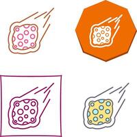 Meteorite Icon Design vector