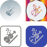 Violin Icon Design vector