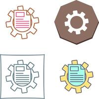 Cogwheel Icon Design vector