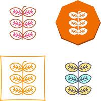 Tobacco Leafs Icon Design vector