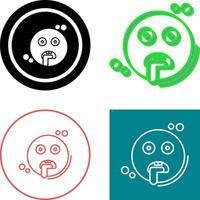 Drooling Icon Design vector