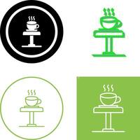 Coffee Table Icon Design vector
