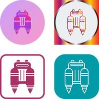 Jetpack Icon Design vector