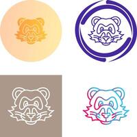 Ferret Icon Design vector