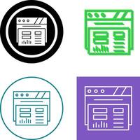 Dashboard Icon Design vector