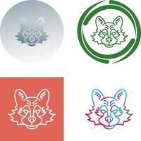 Raccoon Icon Design vector