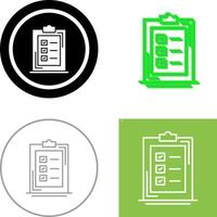 Checklist Icon Design vector