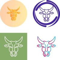 diseño de icono de vaca vector