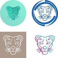 Cheetah Icon Design vector