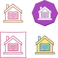 Homeschooling Icon Design vector