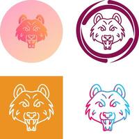 Bear Icon Design vector