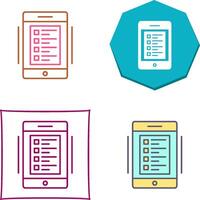 Online Test Icon Design vector