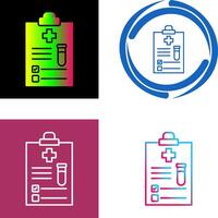 Medical Report Icon Design vector