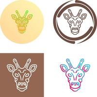 Giraffe Icon Design vector