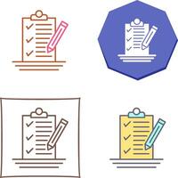 Check List Icon Design vector