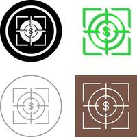 Target Icon Design vector