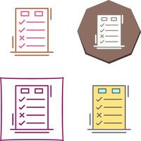 Today to Done CheckList Icon Design vector