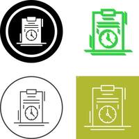 Time Management Icon Design vector