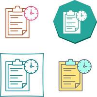 Task Management Icon Design vector