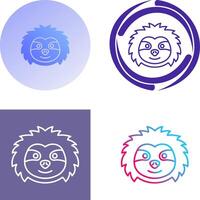 Sloth Icon Design vector